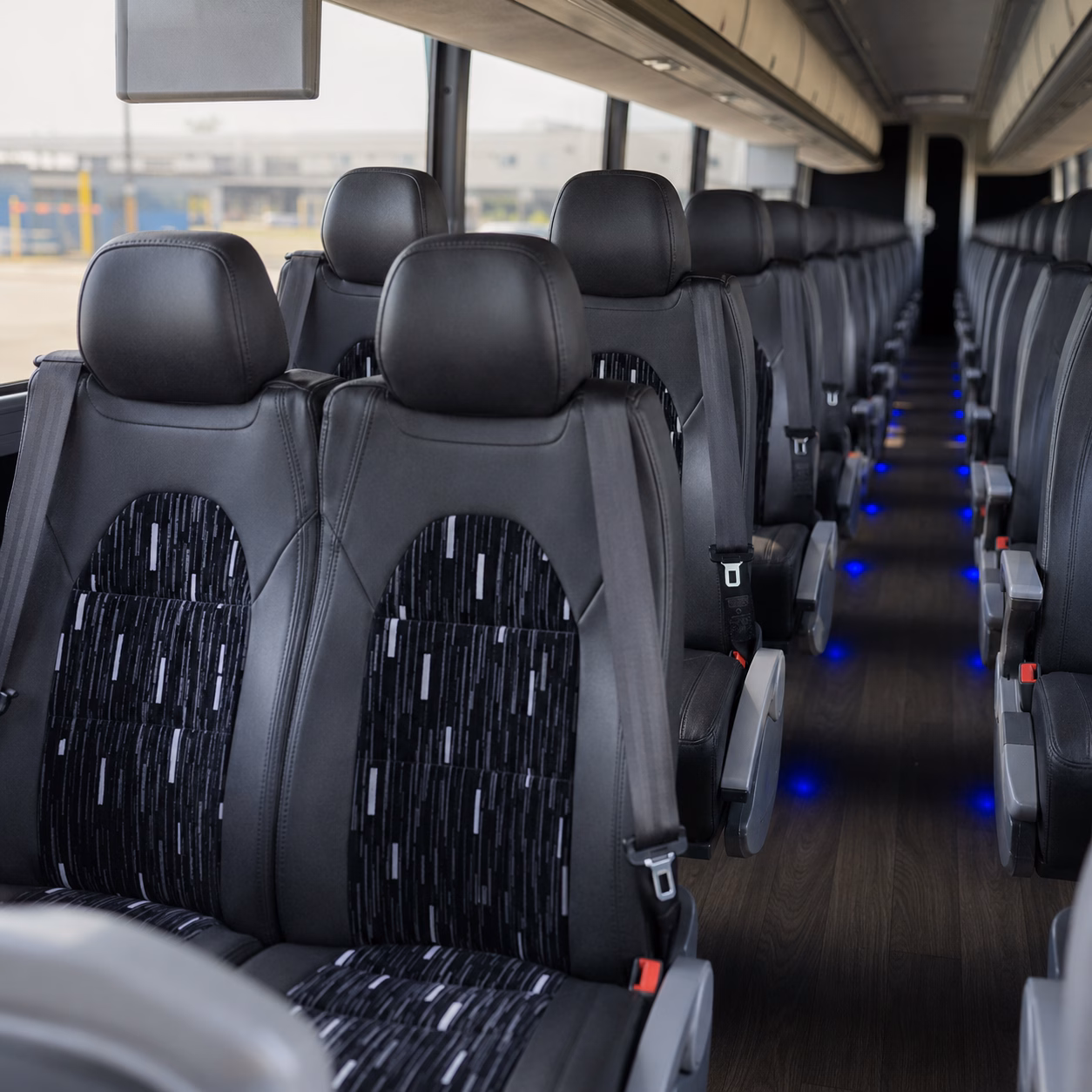 burlington bus rental service area