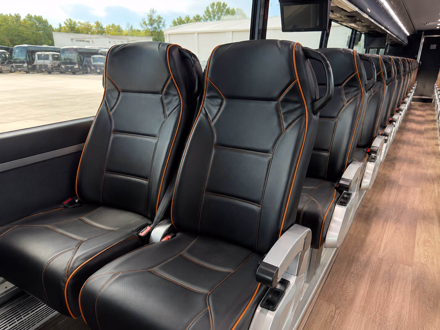 party buses for tailgates and fan groups in burlington