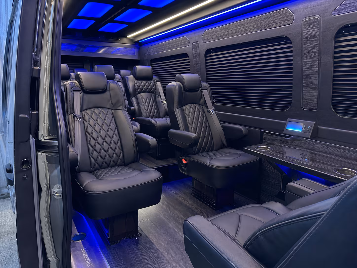 sprinter van transportation for groups and events across burlington