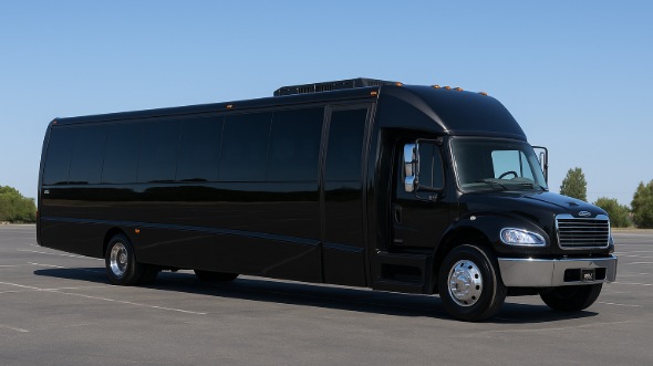 Exterior of Charter Bus Company Burlington's 18 Passenger Minibus in Burlington