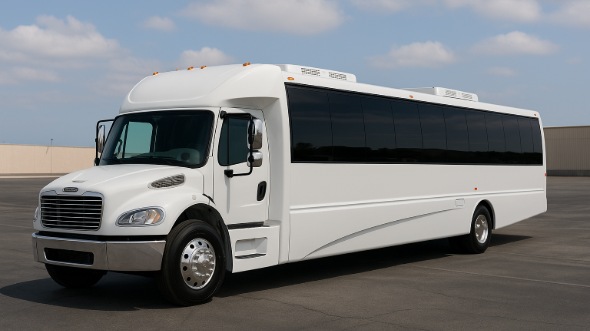 Exterior of Charter Bus Company Concord's 28 Passenger Mini bus in Concord