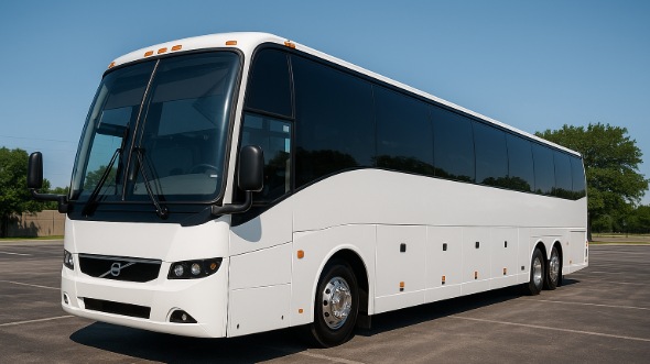 Exterior of Charter Bus Company Burlington's 54 Passenger Charter Bus in Burlington