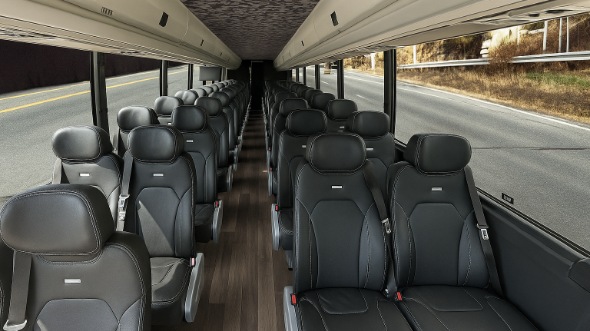 burlington 25 passenger minibus inside