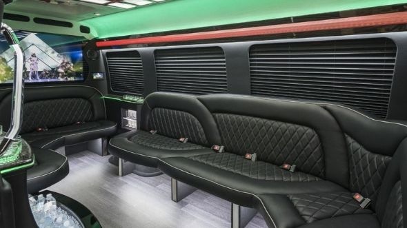burlington sprinter limo rental inside