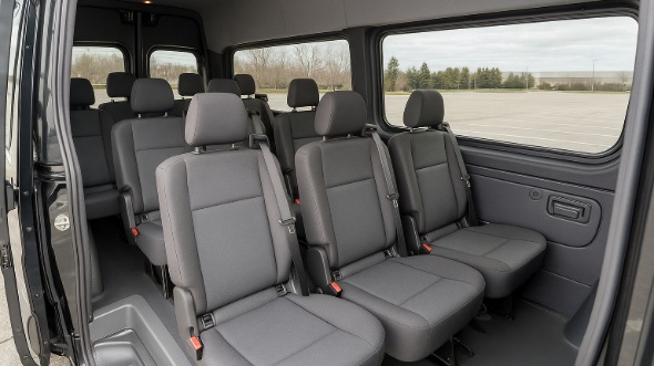 burlington sprinter van with driver inside