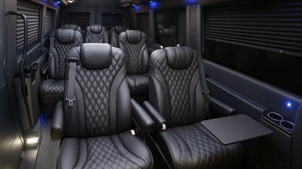 burlington sprinter van with driver rental